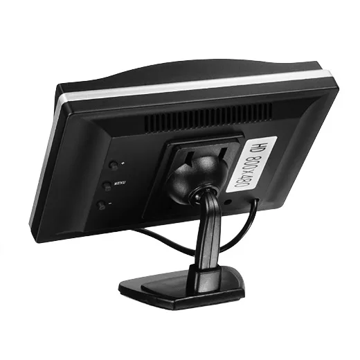 Paste bracket 5.0 Дюймов, Автомобильный Монитор, TFT ЖК-Дисплей, 800*480, Цветной, Экран 16:9, Два Видео Выхода Для Заднего Вида, Поддержка Камеры Заднего Вида, DVD, VCD, Постоянный Ток 12 Вольт - Цвет: Paste bracket