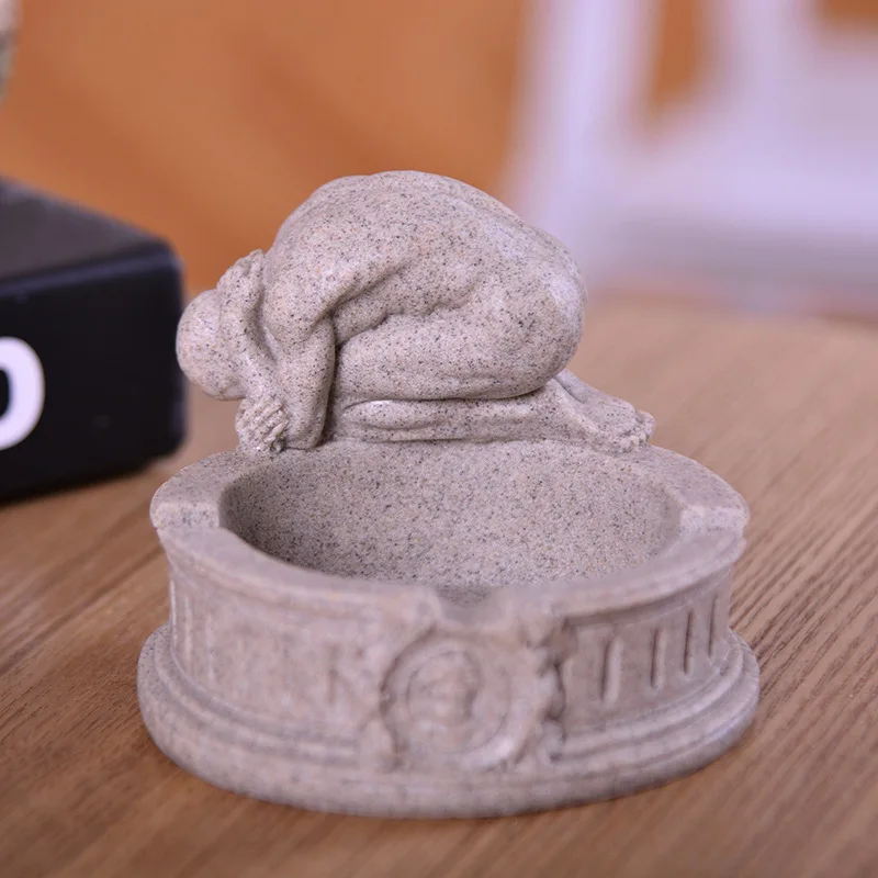 Креативные декоративные украшения из песчаника пепельницы человеческие