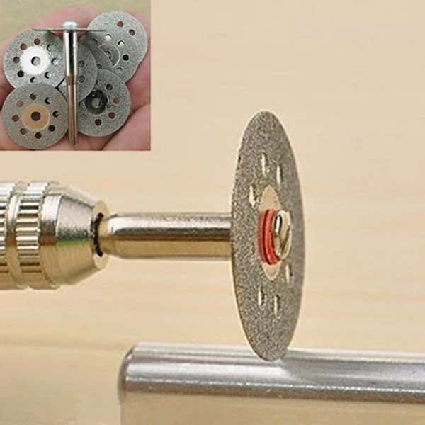 

12 Pcs Durable Rotary Tool 3mm Circular Saw Blades Cutting Wheel Discs Mandrel Dremel Cutoff for Electric GrinderALI88