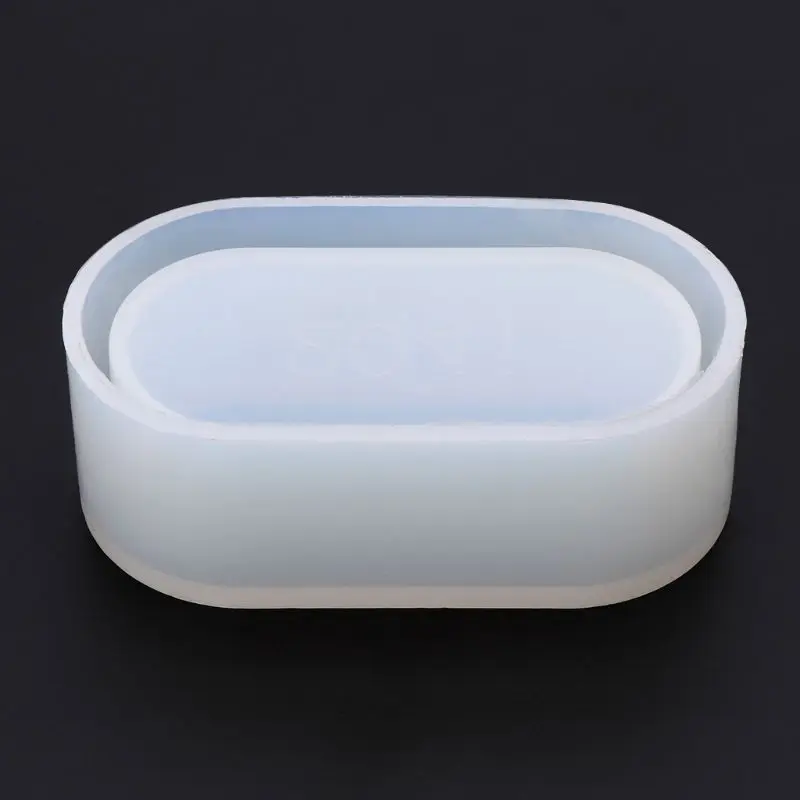 Длинный Цветочный горшок эллипса силиконовая форма коробка для хранения сделай