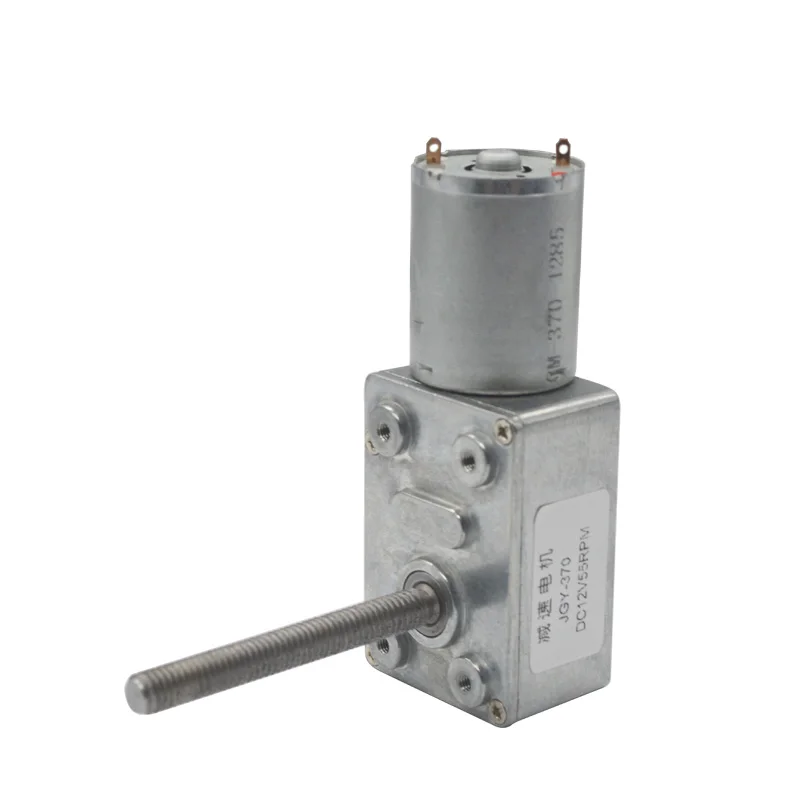 DC6V/12V24V 6 об/мин до 150 об/мин свинцовый винт ось червячная передача ed мотор 6 мм* 50 мм свинцовый винт вал самоблокирующийся червячный мотор