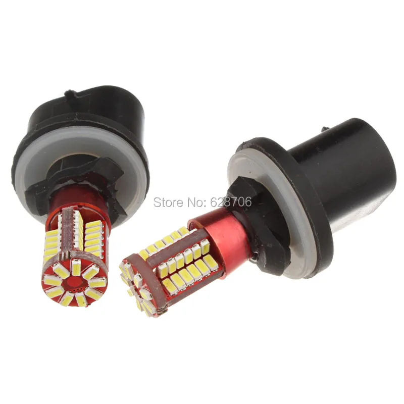 2 шт. H27W PGJ13 880 889 57 smd 3014 Светодиодные Автомобильные передние фары противотуманные