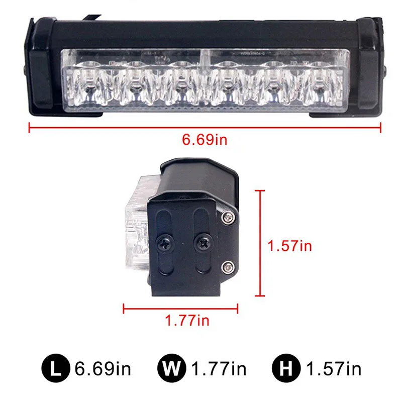 WTS 6 светодиодный светильник для автомобиля автоматический стробоскоп