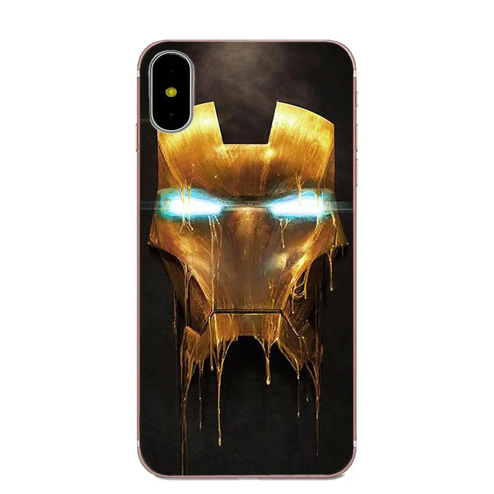 Mllsethe Великий Железный человек для Apple iPhone 4 4S 5 5C 5S SE 6 6S 7 8 Plus X XS Max XR рисунок