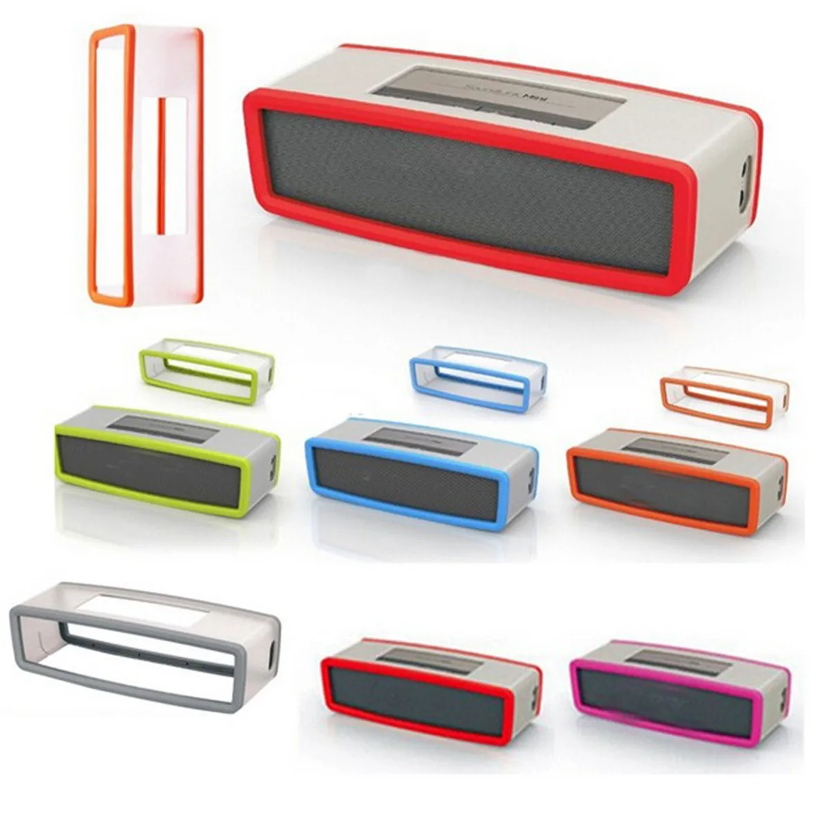 Чехол с Bluetooth динамиком для BOSE SoundLink Mini Bluetooth динамик для путешествий силиконовый чехол для переноски сумка чехол для колонок 0122#2
