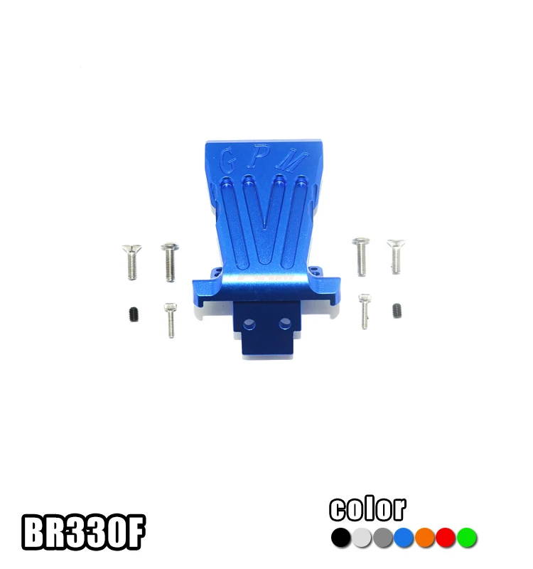 Сплав алюминиевый передний бампер крепление для 1/10 весы LOSI BAJA REY|Детали и