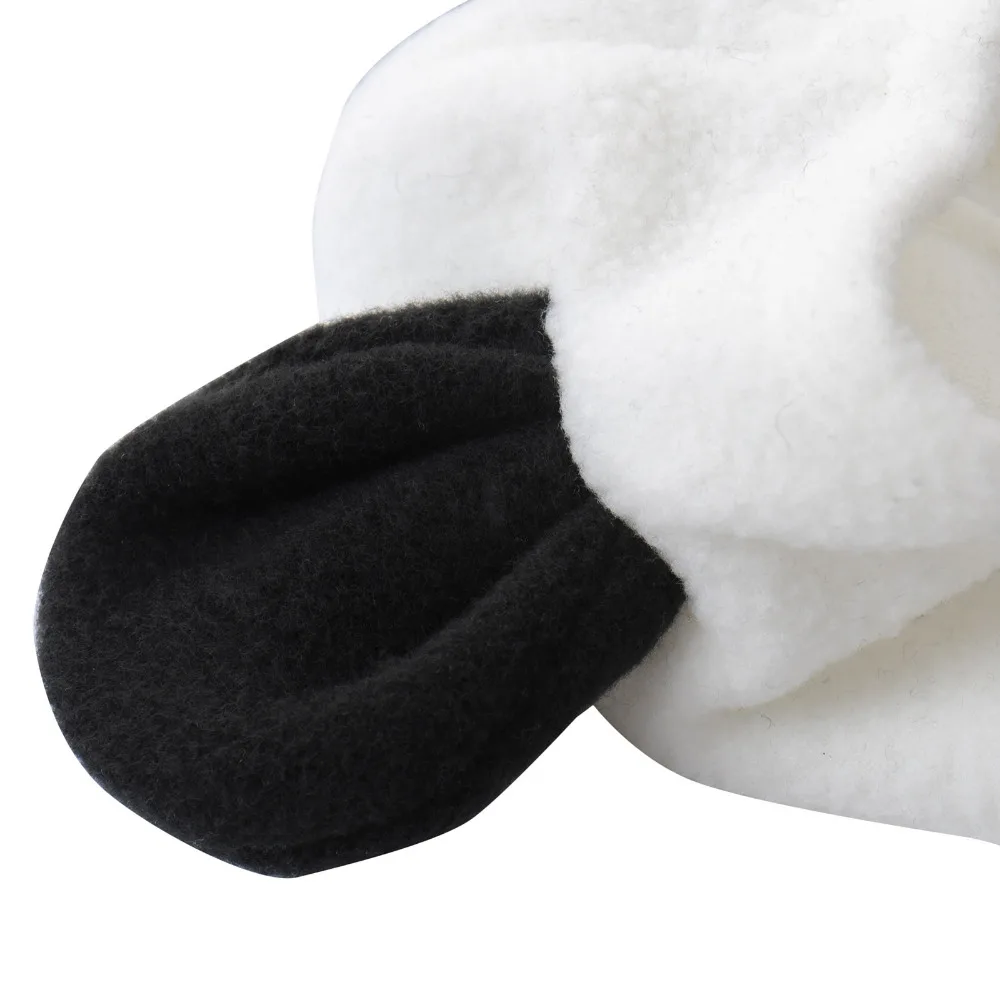 Одежда для собак милая флисовая одежда с пандой теплое пальто костюм верхняя