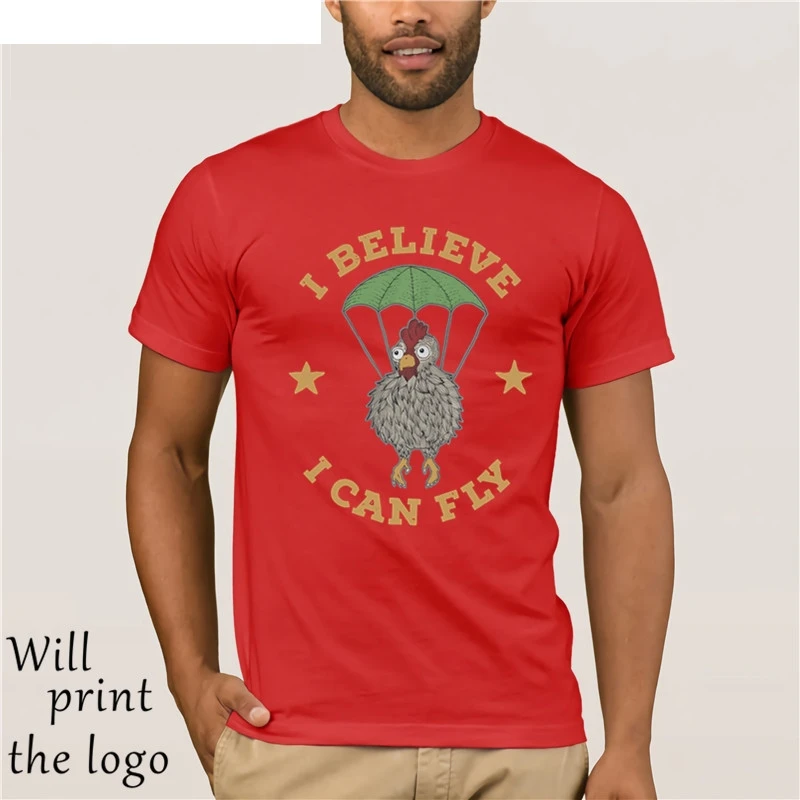 Camiseta divertida de los hombres mujeres novedad camiseta creo que puedo volar (13) крутая футболка | Мужская одежда