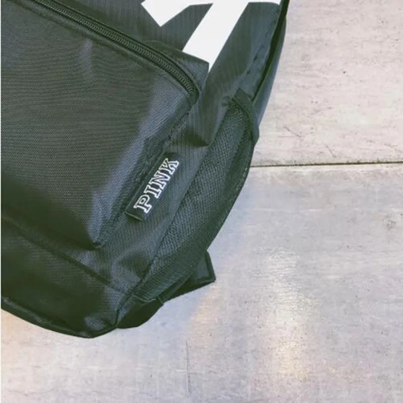 Новая розовая печать сумка на плечо с надписью светильник повседневный рюкзак