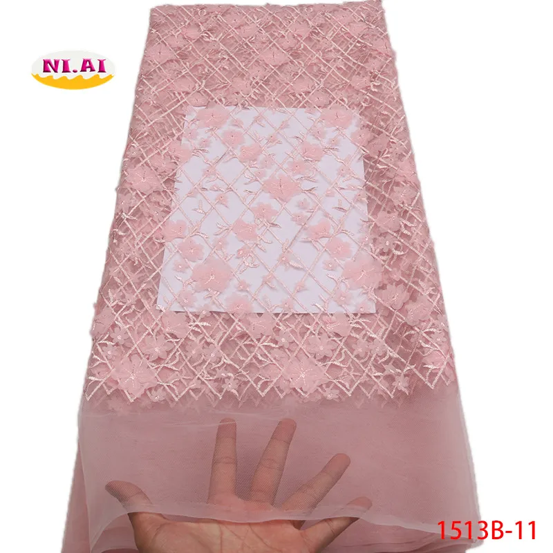 Высокое качество 3D аппликация кружева бирюзовый зеленый африканская кружевная