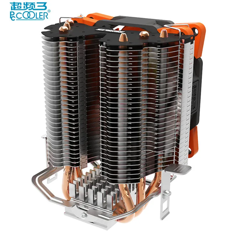 PcCooler S97 кулер для процессора 90 мм 4 pin PWM вентилятор 3 puro rame heatpipe для Intel 775 1151 1155 1150 1156 для AMD AM4 AM3 AM2 AM2+ FM1