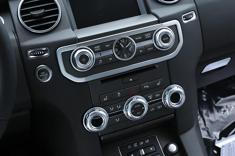 5 шт. для Land Rover Дискавери 4 LR4 Range Rover Sport хром громкость и переключатель для кондиционера отделка автомобиля аксессуары и запчасти