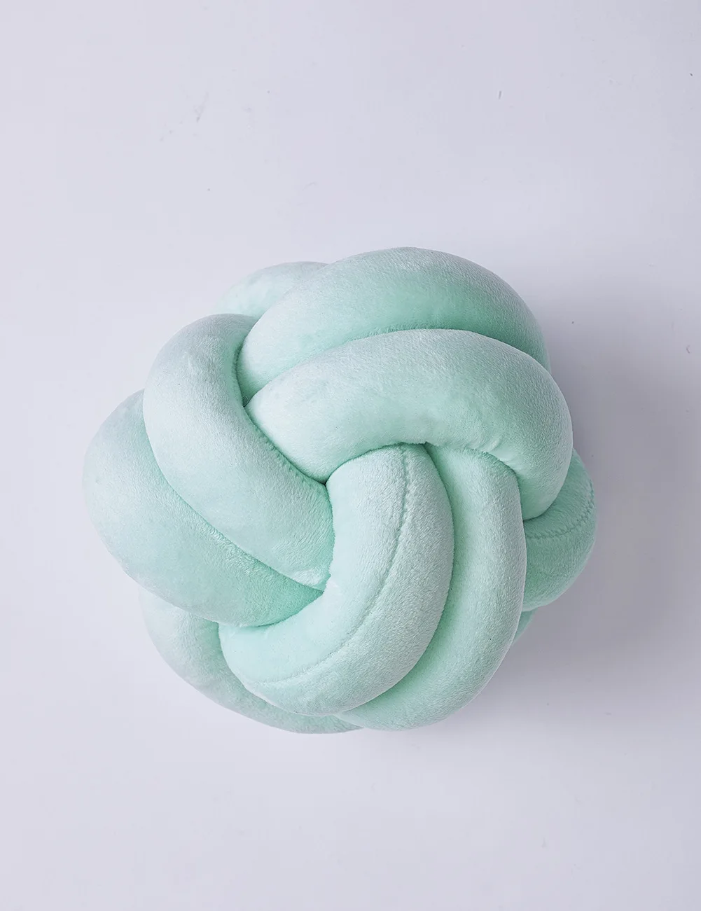 18cm green OLOEY Baby мяч-клубок подушки Детские ручной работы nody узел спокойный сон куклы для детской кроватки детская подушка кровать комната реквизит - Цвет: 18cm green