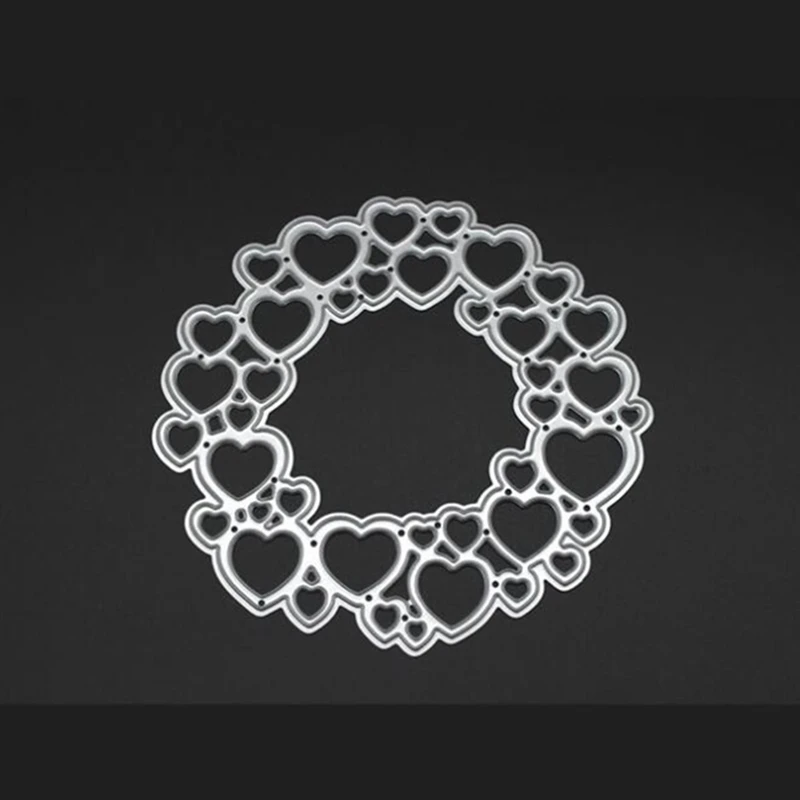 YLCD180 любовь круг металла резки штампы для трафареты скрапбукинга карточки