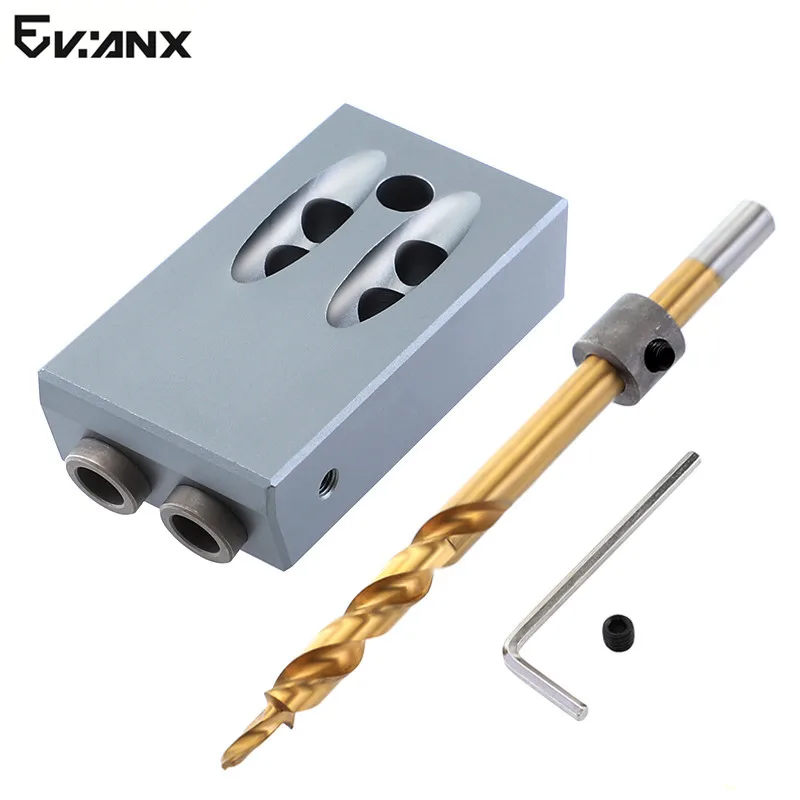 2 в 1 Набор карманных зажимов для отверстий 9 5 мм и зажим дюбелей из алюминиевого