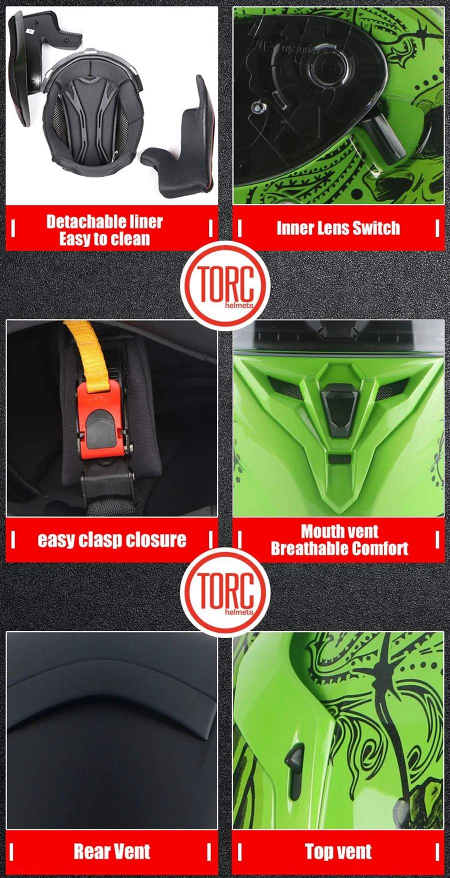 1шт TORC профессиональный двойной объектив флип модульный полный шлем Capacete DOT ECE утвержден мотоциклетный шлем