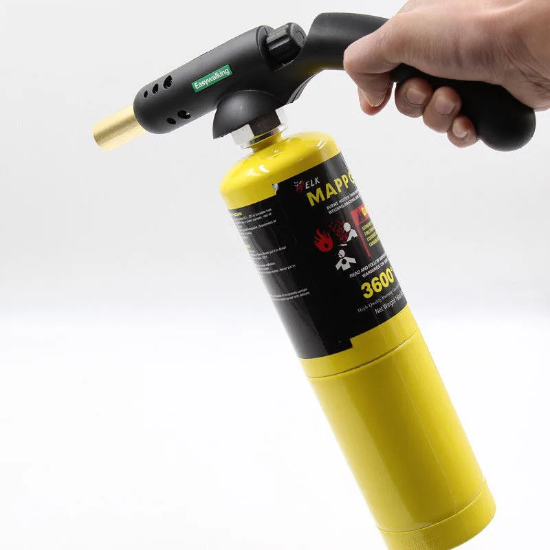 Газ самозажигание Ручка Фонарь пайки припой пропан Сварка сантехника для MAPP TSH