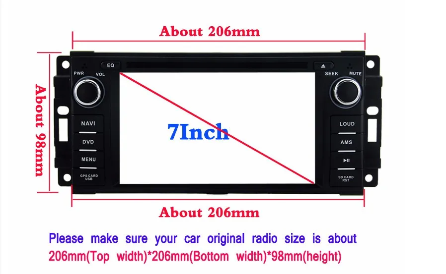 Android 8,0 7,1 6,0 Автомобильный dvd-плеер Радио стерео экран gps Navi для Jeep Compass Wrangler/Chrysler 300C/Dodge Challenger 4gb