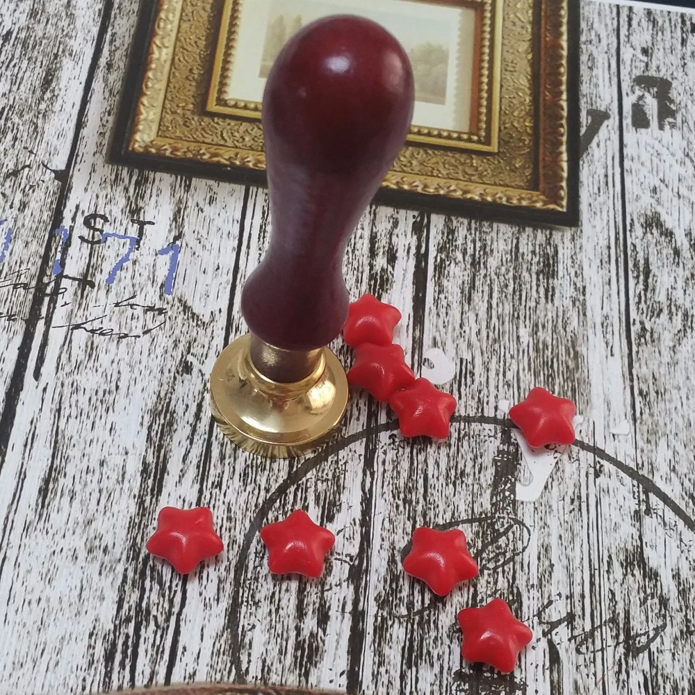 Два с рисунком в виде букв датой свадьбы индивидуальная восковая печать штамп