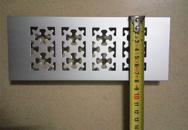 4 шт./лот 80 мм широкая алюминиевая решетка вентиляционного отверстия для шкафа