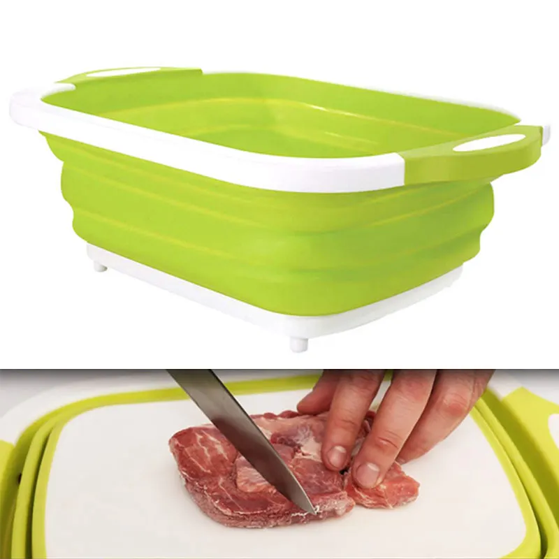 Складные сливные корзины дуршлаг ситечко для раковины кухонные принадлежности