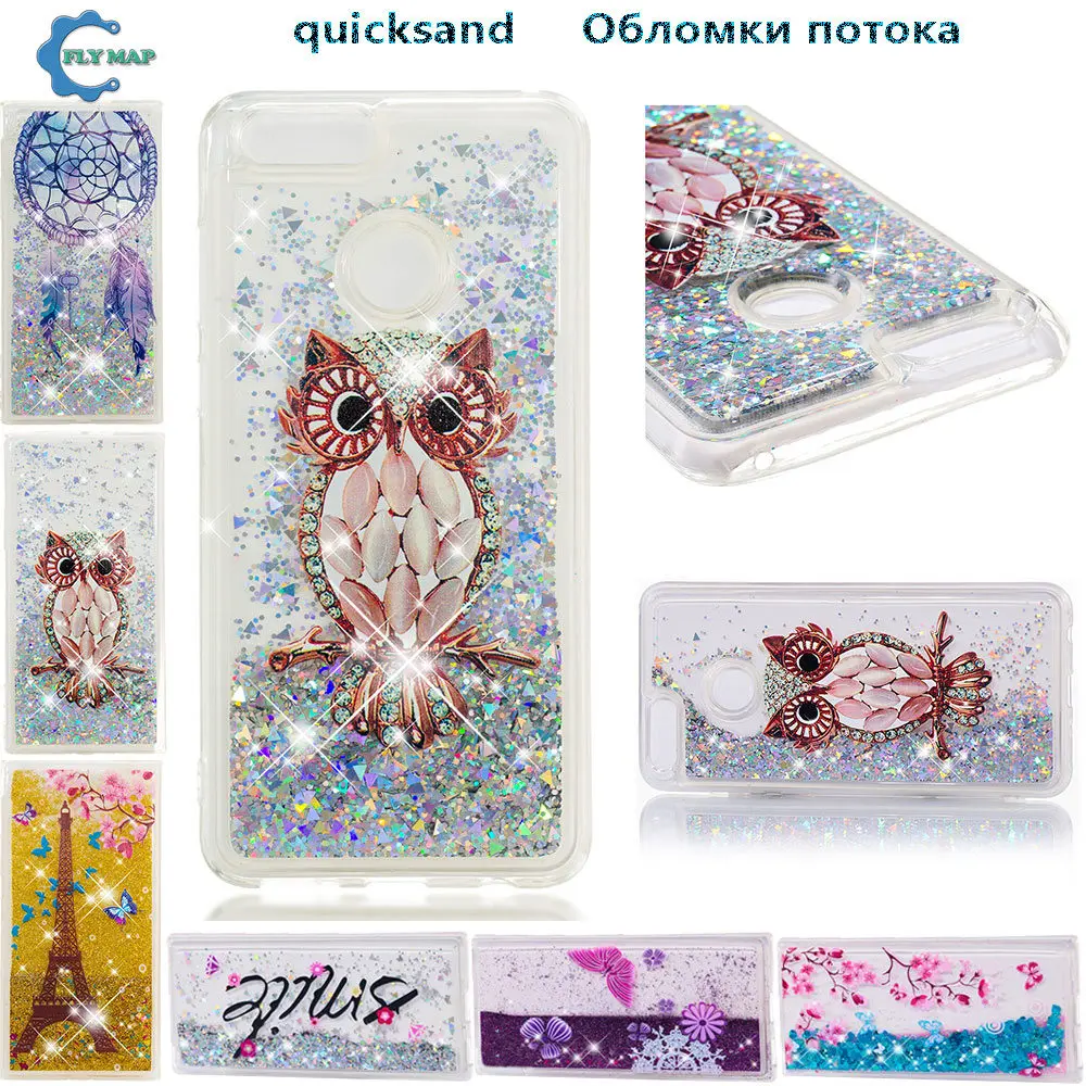 Quicksand Case For Huawei Honor 7X X7 7 Premium Dynamic Liquid Glitter Stars Phone Cover Shell Honor7 X BND L21 L24 PLK L01 |