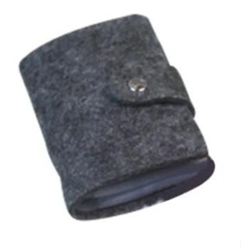 Dark Grey Винтажный кошелек женский кошелек для ID кредитных карт держатель для денег Органайзер чехол-коробка карман, держатель для карт - Цвет: Dark Grey