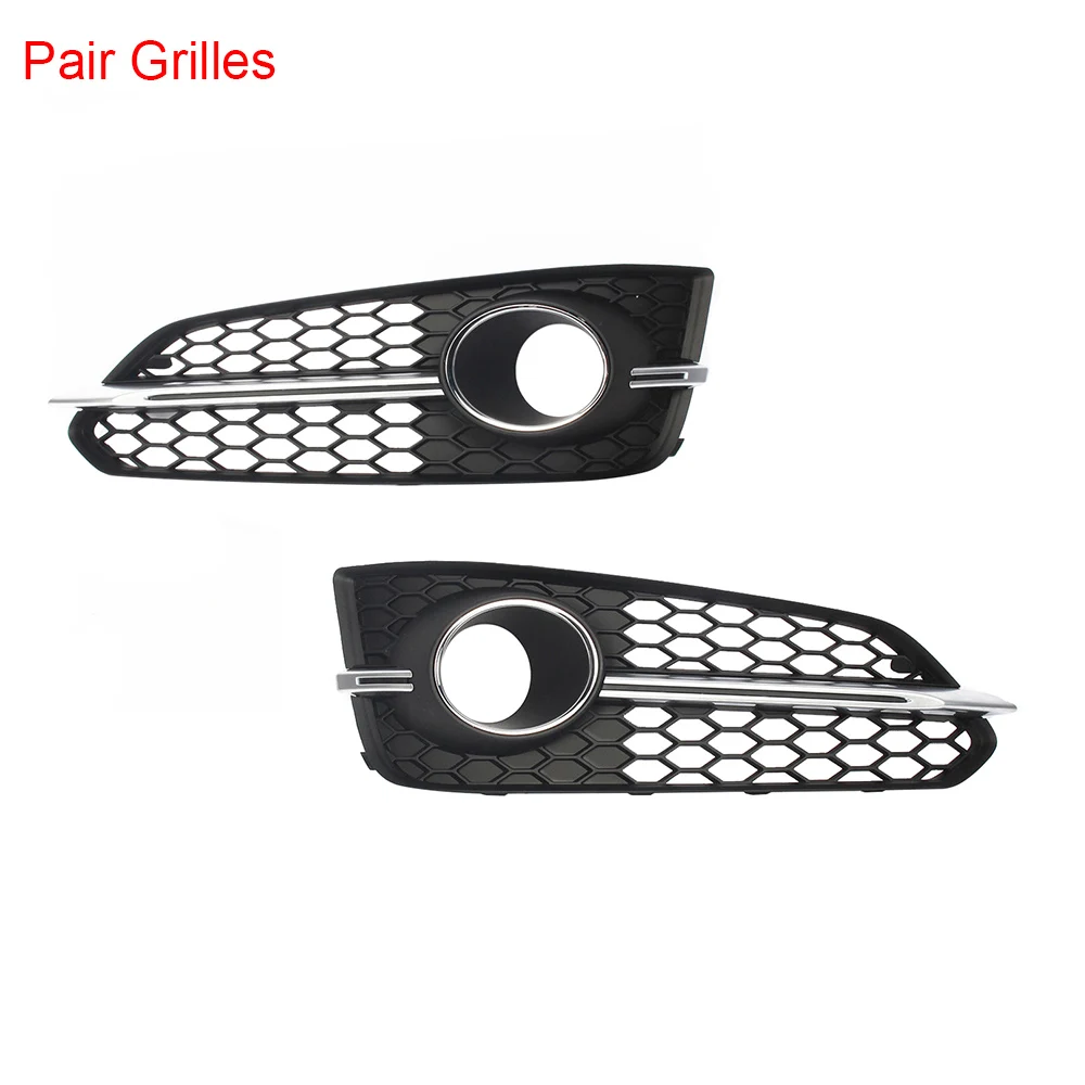 Хромированный передний левый и правый бампер нижний противотуманный светильник