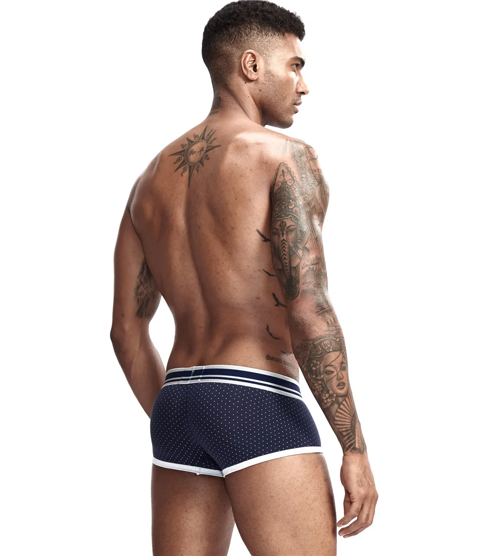 JOCKMAIL, Мужская модная одежда, Cueca, боксеры, homme, хлопковое Мужское нижнее белье, боксеры, u-образные выпуклые мужские трусы, мужские боксеры