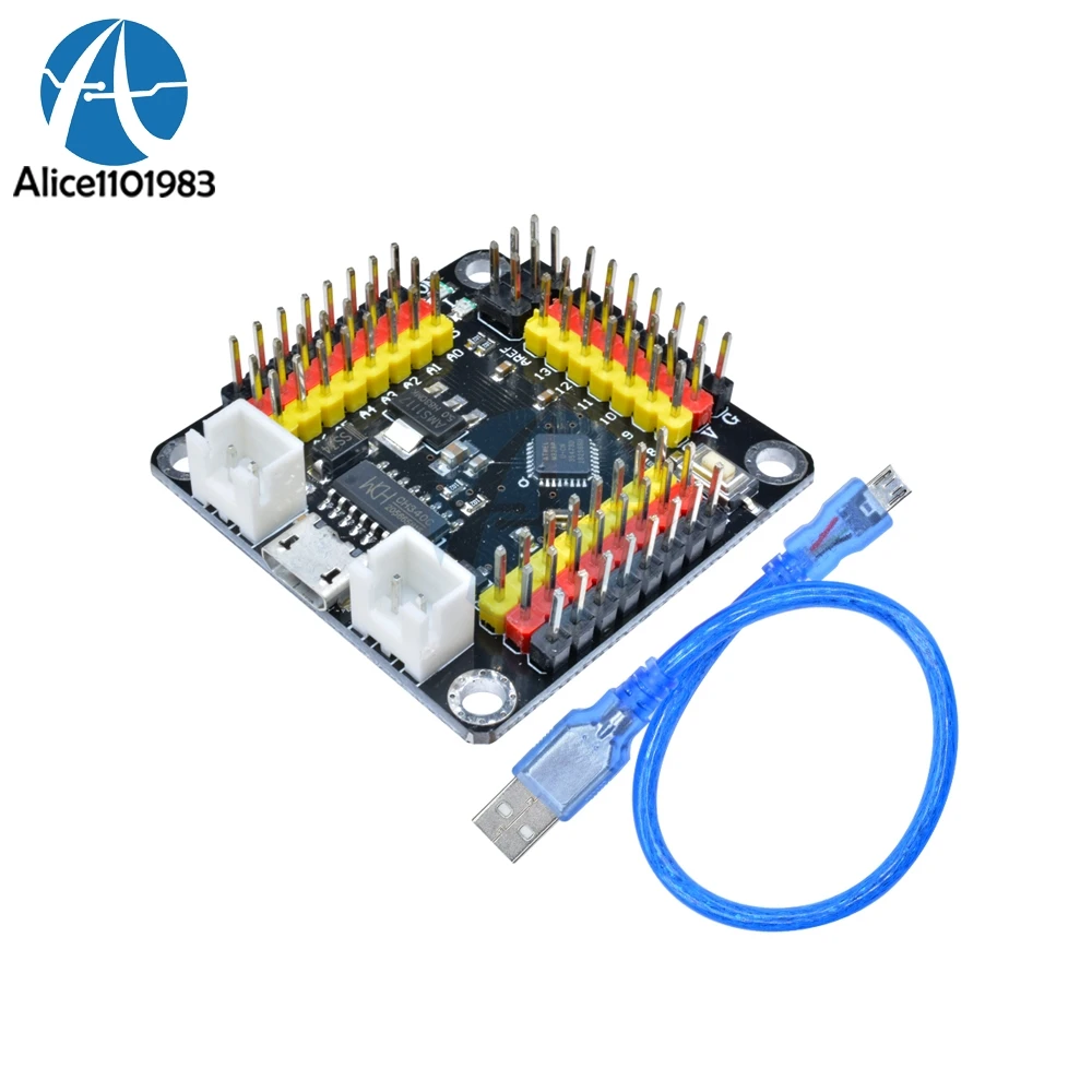 

Модуль платы расширения серии DM, CH340, ATMEGA328P, NANO V3.0, FT232RL, с USB-кабелем для платы Arduino