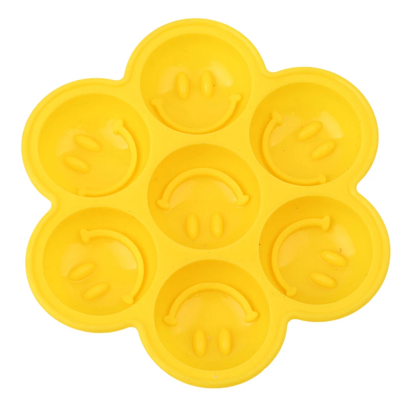 1PC DIY 2020 New Lovely 3D Smile Face Silicone Ice Cube Round Ball Mould Molds Tray Sphere Party Bar | Дом и сад