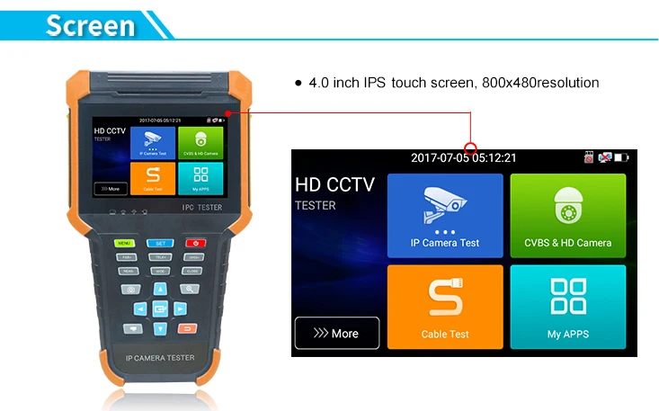 DHL X4 H.265 4 К IP Камера тестер 8MP TVI CVI 5MP AHD SDI аналоговый 6 в 1 CCTV тестер с кабелем tracer, мультиметр, RJ45