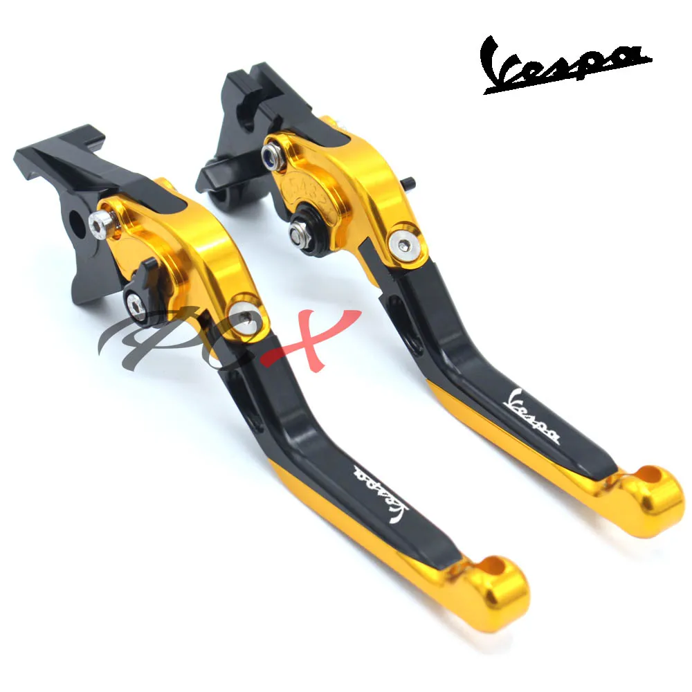 Для Vespa Granturismo 125/200 GTS 125/250 S125/150/300 супер Аксессуары для мотоциклов ЧПУ Складной Выдвижная сцепные рычаги