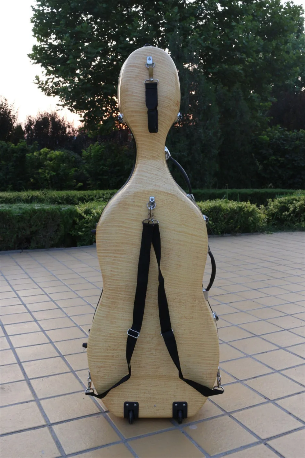 Yinfente 4/4 чехол для виолончели из розового золота с высокопрочным несущим