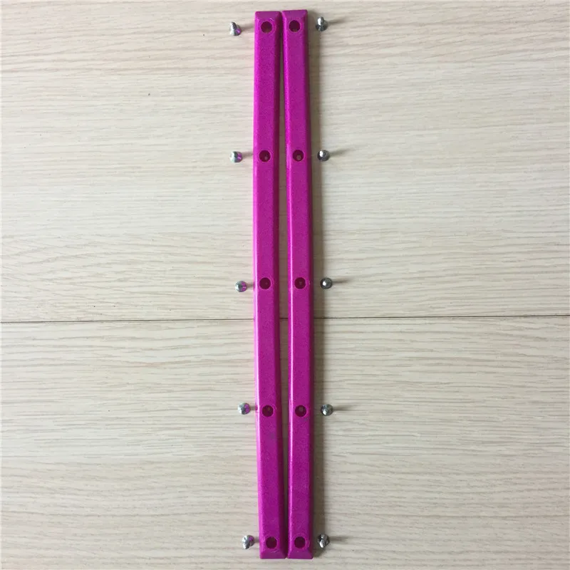 

10Sets/Lot Hard PVC Skateboard Rails Purple Rails For Protecting Trucks Skate