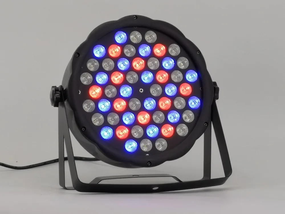 Led RGBW Пар света 54X3 W led Par огни DMX512 без каблука par 54 led DJ light 8CH