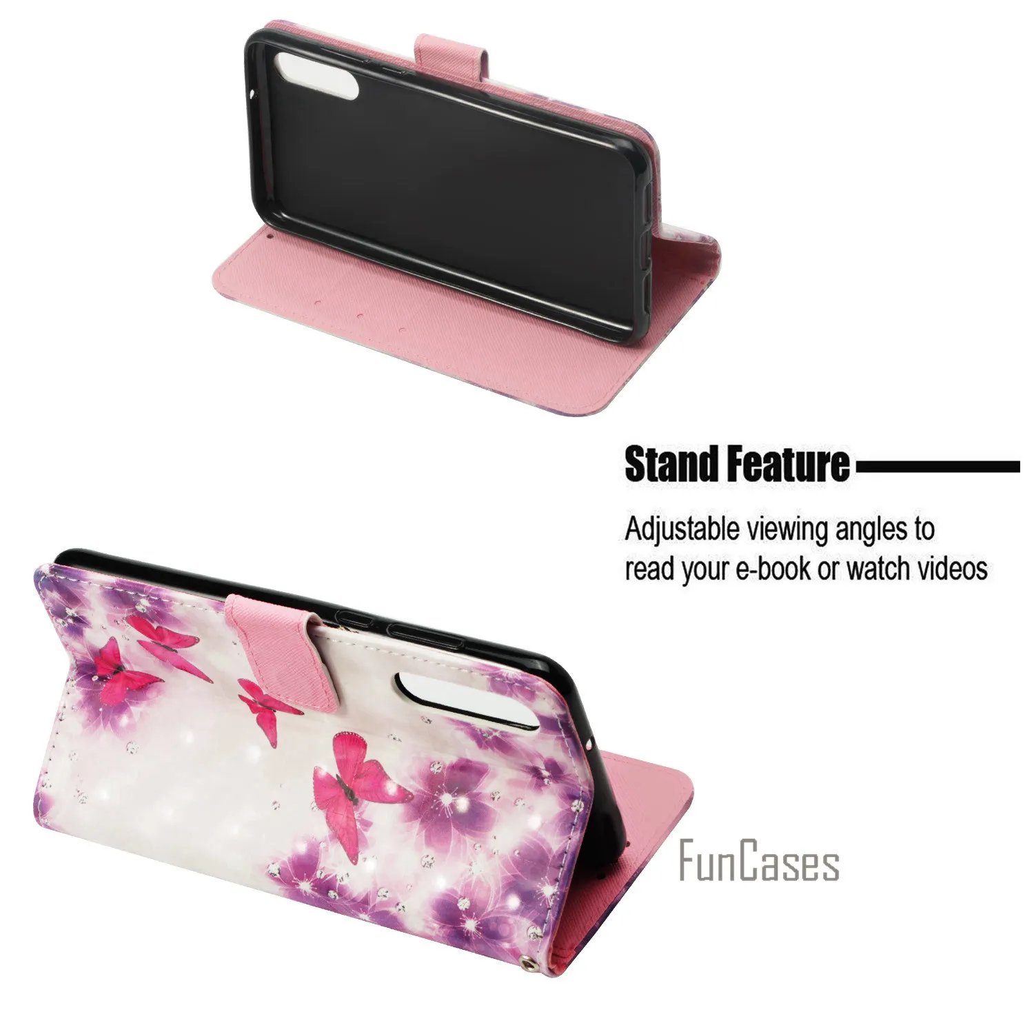 Полиуретановый чехол подставка для huawei P20 5 9 дюймов + держатель карт книжка Hauwei