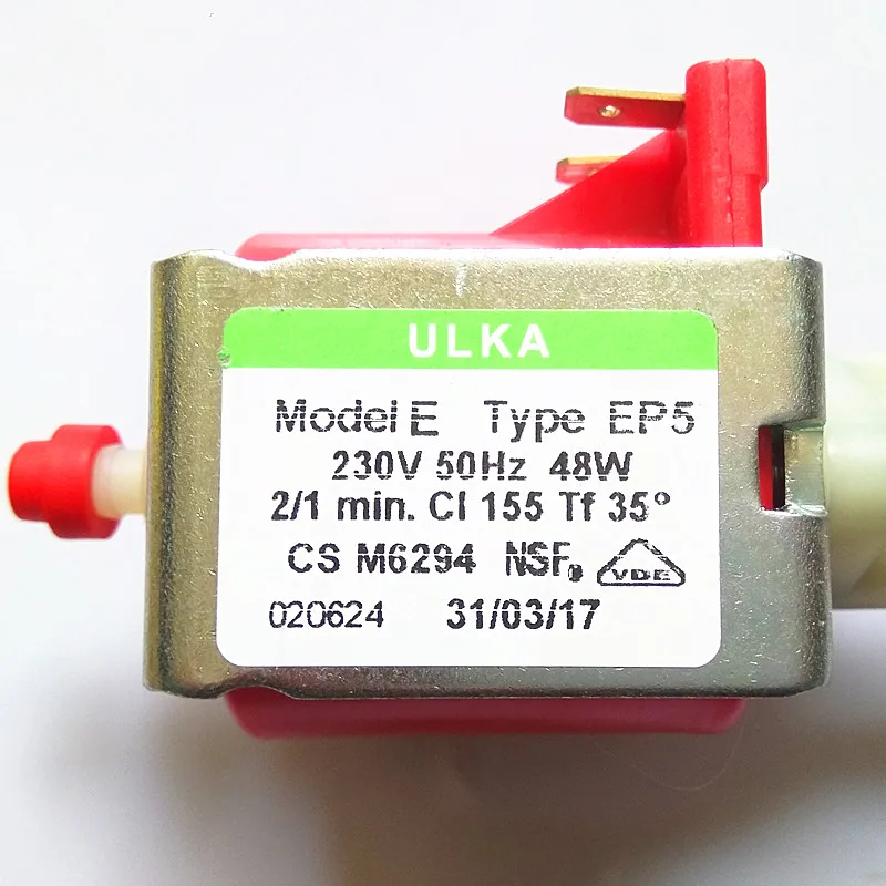 Кофемашина насос ulka ep5 напряжение 230 V 50Hz мощность 48W|pumpe ulka|ulka ep5coffee machine pump |
