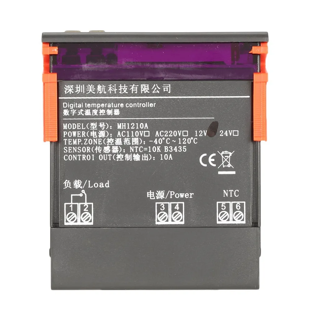 DC AC 12 V 110 220 Термостат Регулятор цифровой lcd Температура в холодильнике контроллер