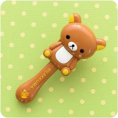 1 шт. hello kitty Melody Doraemon Rilakkuma, Детская щетка для волос, расческа, Антистатическая Расческа с воздушными ячейками, мультипликационный массажный инструмент Q Cute - Цвет: Rilakkuma