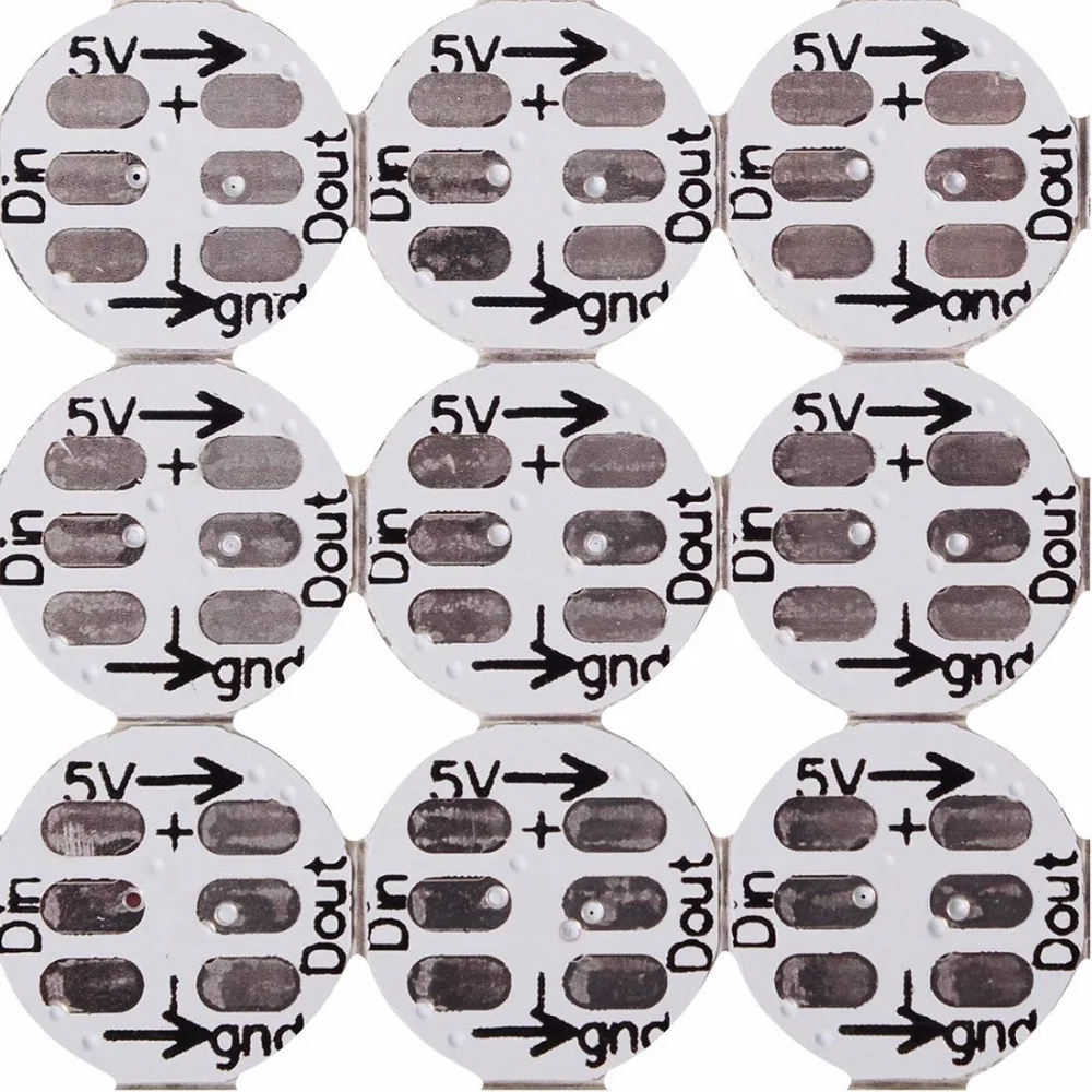4pin WS2812B ws2812 5050 SMD индивидуально адресуемый цифровой RGB светодиодный чип-светильник 5 В Диаметр Радиатора для 5050 RGB полосы 10~ 1000 шт