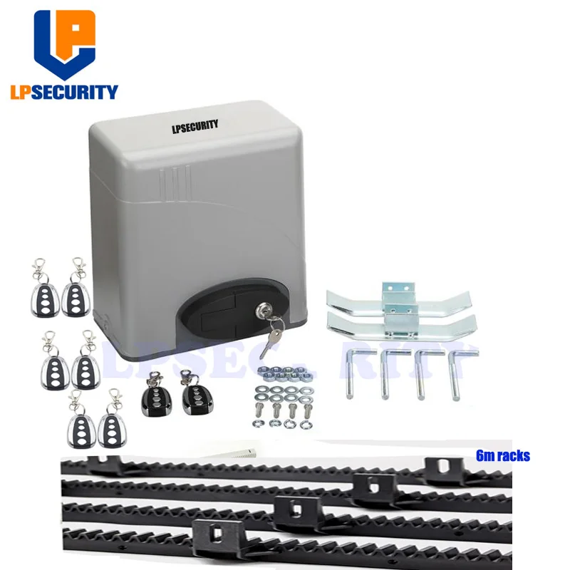 LPSECURITY 600 кг жилые авто электрические раздвижные ворота двигатели с датчик для