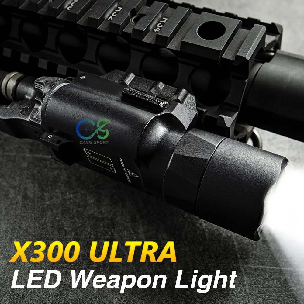 TRIJICON тактический фонарь X300 ультра светодиодный пистолет оружие фонарь для охоты стрельба gs15-0040