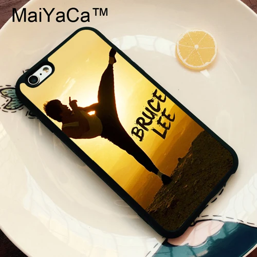 6360 MaiYaCa Брюс Ли фильм кунг-фу звезда Coque аксессуары для iPhone 11 Pro MAX X XR XS MAX 6 6s 7 8 Plus 5S задняя крышка Coque - Цвет: 6360