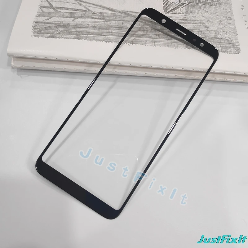Для Samsung A6 + A8star A9s 2018 A920 сенсорный экран Переднее стекло ЖК внешняя панель Крышка