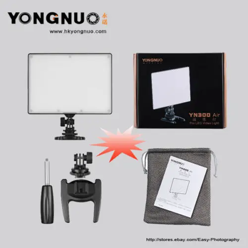 YONGNUO YN-300 YN300 Air Светодиодная панель для видеосъемки на камере 3200K-5500K с