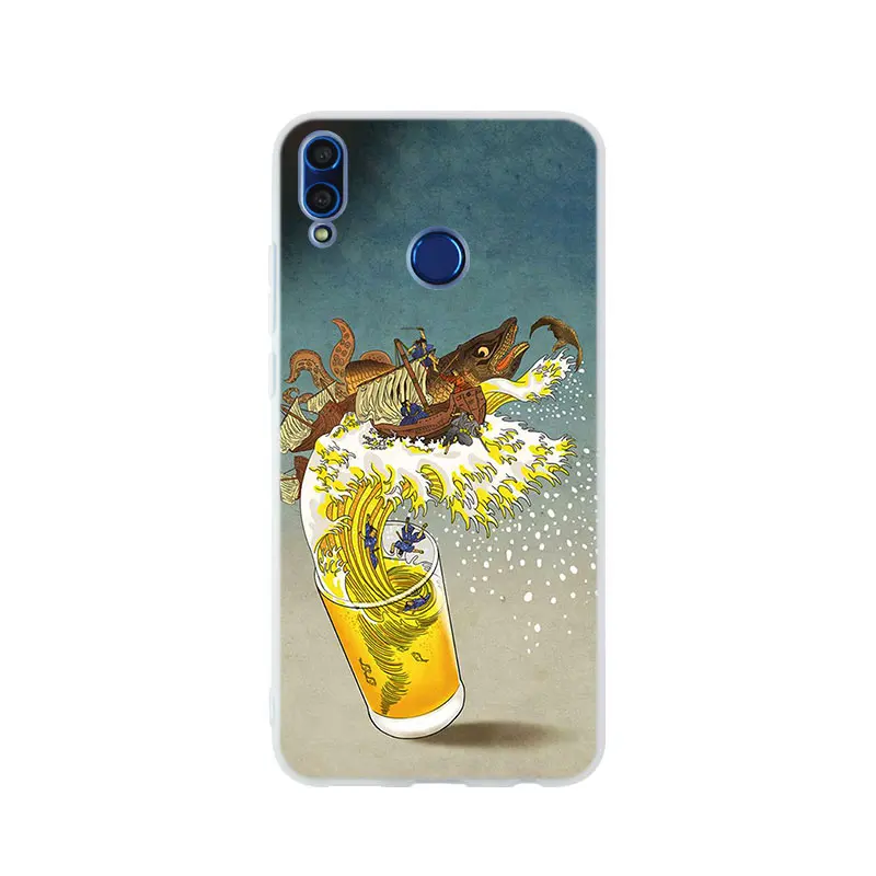 Японский стиль Япония Honor 20i 10i чехол для телефона чехол для huawei Honor 9X pro 10 9 lite 9i 8a 8X Max 8C 7X 7A Pro 6X V20 играть