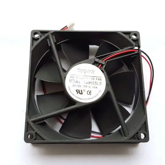 2 шт./лот TD9025LS 2PIN 12 В 0.16A 9 см 90*90*25 мм гидравлический тихий вентилятор охлаждения