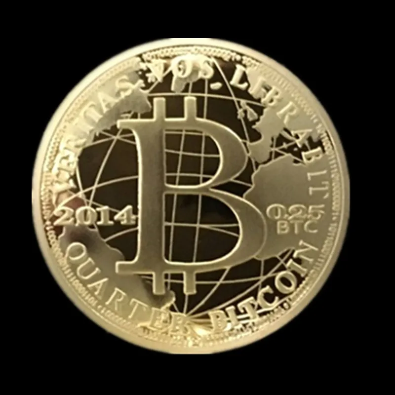 2 шт. реплика Интернет валюты Биткоин карта монеты Свобода мира серебро 24kplated