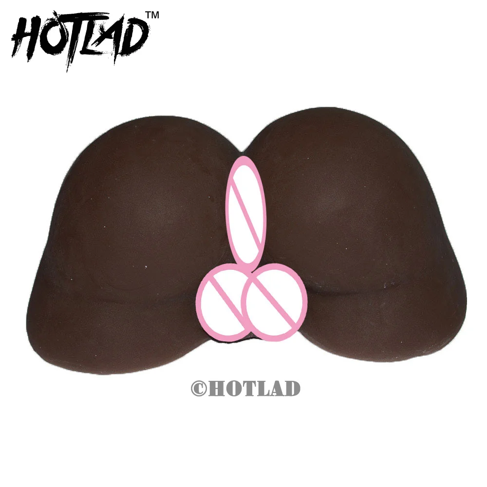 Полностью силиконовая большая задница с яичками и анальными отверстиями